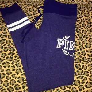 VS PINK navy blue leggings
